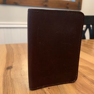 Portland Leather Goods Passport Holder in Cognac